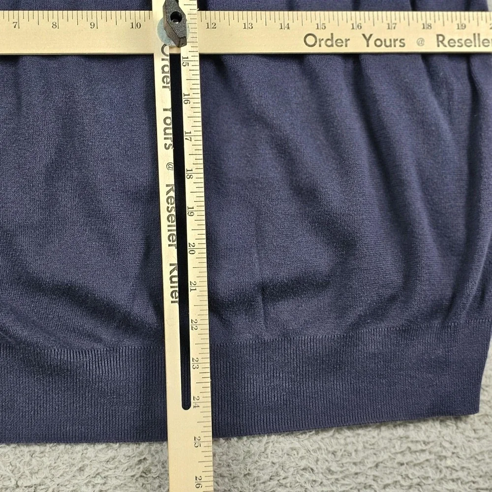 Polo Ralph Lauren Sweater Vest Mens 2XL Navy Blue‎ Pima Cotton Pullover Classic